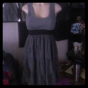 Grey Elastic Dress